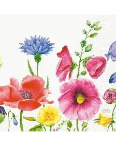 Duni Frokostserviet 3-lags 50stk - Flowy Meadow