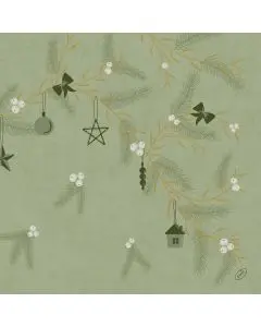 Dunisoft Stofligende Middagsserviet 60stk - Autumn Gradient