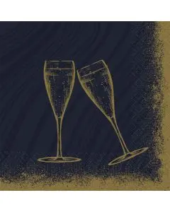 Duni Frokostserviet 3-lags 50stk - Sparkly Cheers