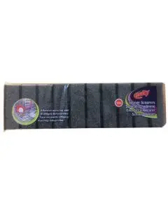 Køkkensvamp 10stk - Sort/Grå