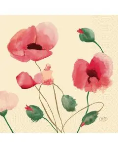 Duni Frokostserviet 3-lags 250stk - Cherry Breeze Blue