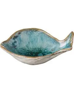 Vase m/ujævne riller clay