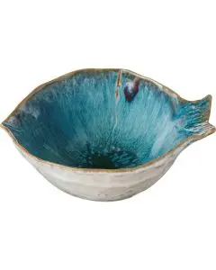 Vase m/ujævne riller clay