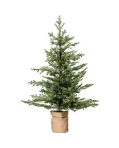 Cedertræ kunstig m/jutefod - 34cm