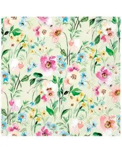 IHR Frokostserviet 3-lags 20stk - Beauty Of Spring Light Green