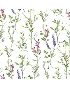 IHR Frokostserviet 3-lags 20stk - Joyful Flowers Light Blue