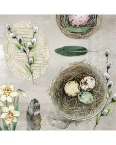 IHR Kaffeserviet 3-lags 20stk - Wildflower And Butterfly