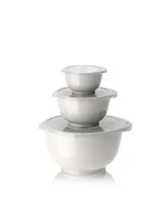 Rosti NEW Margrethe Røreskålesæt 6 dele 0,25 + 0,75 + 3 liter Hvid