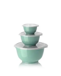 Rosti NEW Margrethe Røreskålesæt 6 dele 0,25 + 0,75 + 3 liter Nordic Green