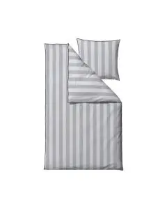 Södahl Organic Ray Sengetøj 140x200cm - Cloud Grey