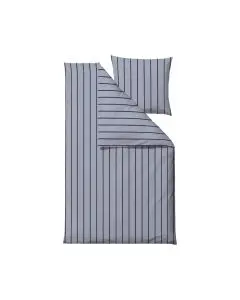 Södahl Organic Echo Sengetøj 140x200cm - Sky Blue