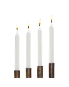 A2 Living Lysestage sæt 4stk og 4str - Galvaniseret Kobber