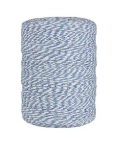 Dokumentgarn lyseblå/hvid 400m