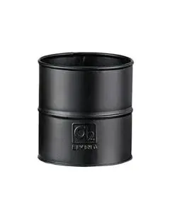 A2 Living Urtepotte Galvaniseret Sort - Ø8cm