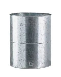 Blomsterspand Maxi Galvaniseret - Ø29xH35 cm