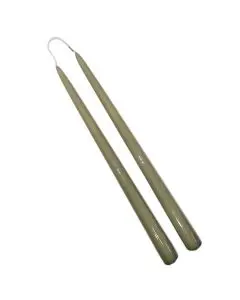 Stagelys Lak Støvet Oliven 32cm - 2stk