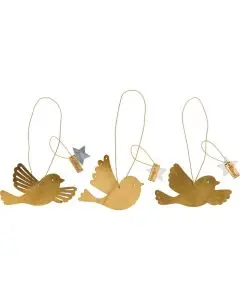 Fugl til ophæng assorterede Gloria