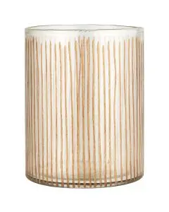 Hurricane glas m/indgraverede striber