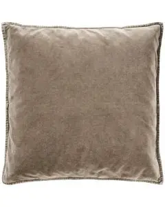 Pudebetræk velour 50x50cm linen