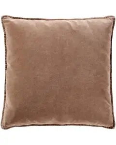 Pudebetræk velour 50x50cm burned rose