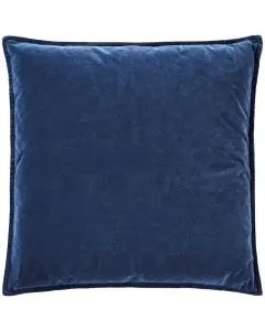 Pudebetræk velour 50x50cm indigo