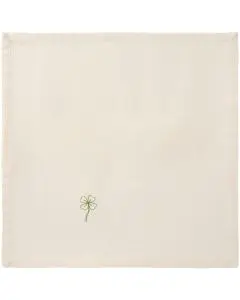 Stofserviet Flora m/vintergæk butter cream