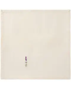 Ib Laursen Stofserviet Flora m/marguerit butter cream