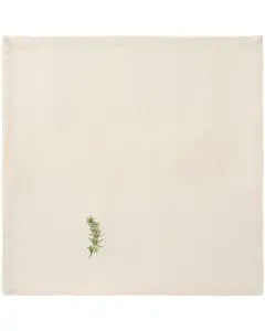 Ib Laursen Stofserviet Flora m/marguerit butter cream