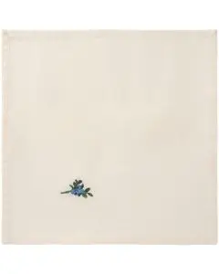 Ib Laursen Stofserviet Flora m/marguerit butter cream