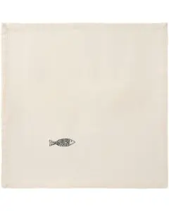 Ib Laursen Stofserviet Flora m/marguerit butter cream