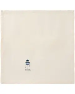 Ib Laursen Stofserviet Flora m/marguerit butter cream