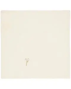 Stofserviet Flora m/vintergæk butter cream