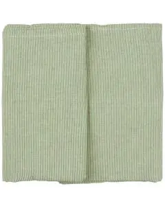 Ib Laursen Stofdug 150x250cm - Emil med grønne tynde striber
