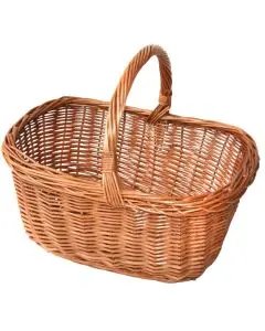 Aafod Bykurv 38x28x20cm - Rødpil uden lak