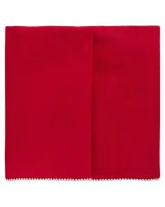 Ib Laursen Stofdug 150x250cm m/danske flag - Hvid