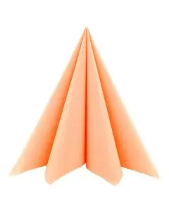 Sovie stofligende serviet 40x40cm - 12stk Abrikos