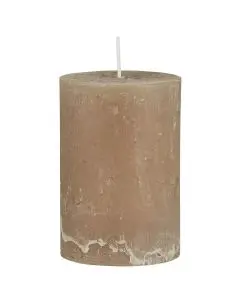 Rustik bloklys hør 6,8x10cm