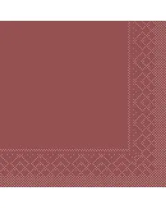 Sovie Frokostserviet 3-lags 20stk - Bordeaux