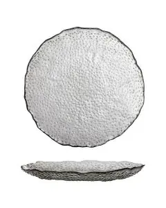 Catia Tallerken Grå Glas - 27cm