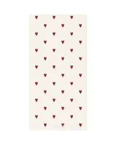 Serviet hjerter 16 stk pr. pakke