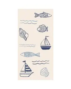 Ib Laursen Middagsserviet 3-lags 16stk - På havet