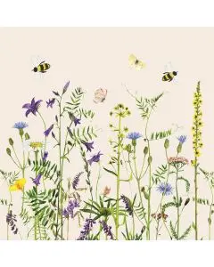 Ib Laursen Middagsserviet 3-lags 50stk - Summer Field