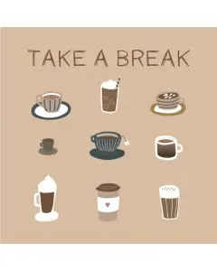 Ib Laursen Frokostserviet 3-lags 20stk - Drivhus