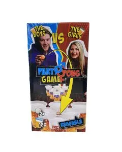 Beerpong m/12 plastbæger