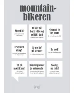 Dialægt kort - Mountainbikeren