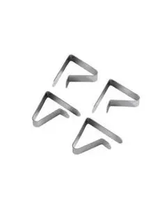 Dugklemmer rustfri stål - 4 stk