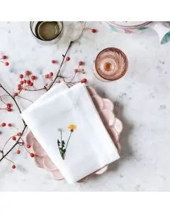 Langkilde & Søn Stofserviet Flora m. mælkebøtte