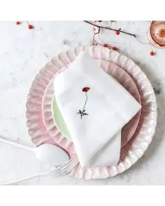 Langkilde & Søn Stofserviet Flora m. Valmue