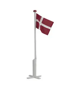 Langkilde & Søn Flagstang Hvidmalet - 180cm