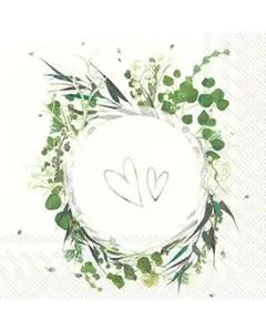 IHR It's A Celebration Sølv serviet 33x33cm 20stk